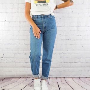 Lee VINTAGE High Rise Tapered Leg Mom Jeans
